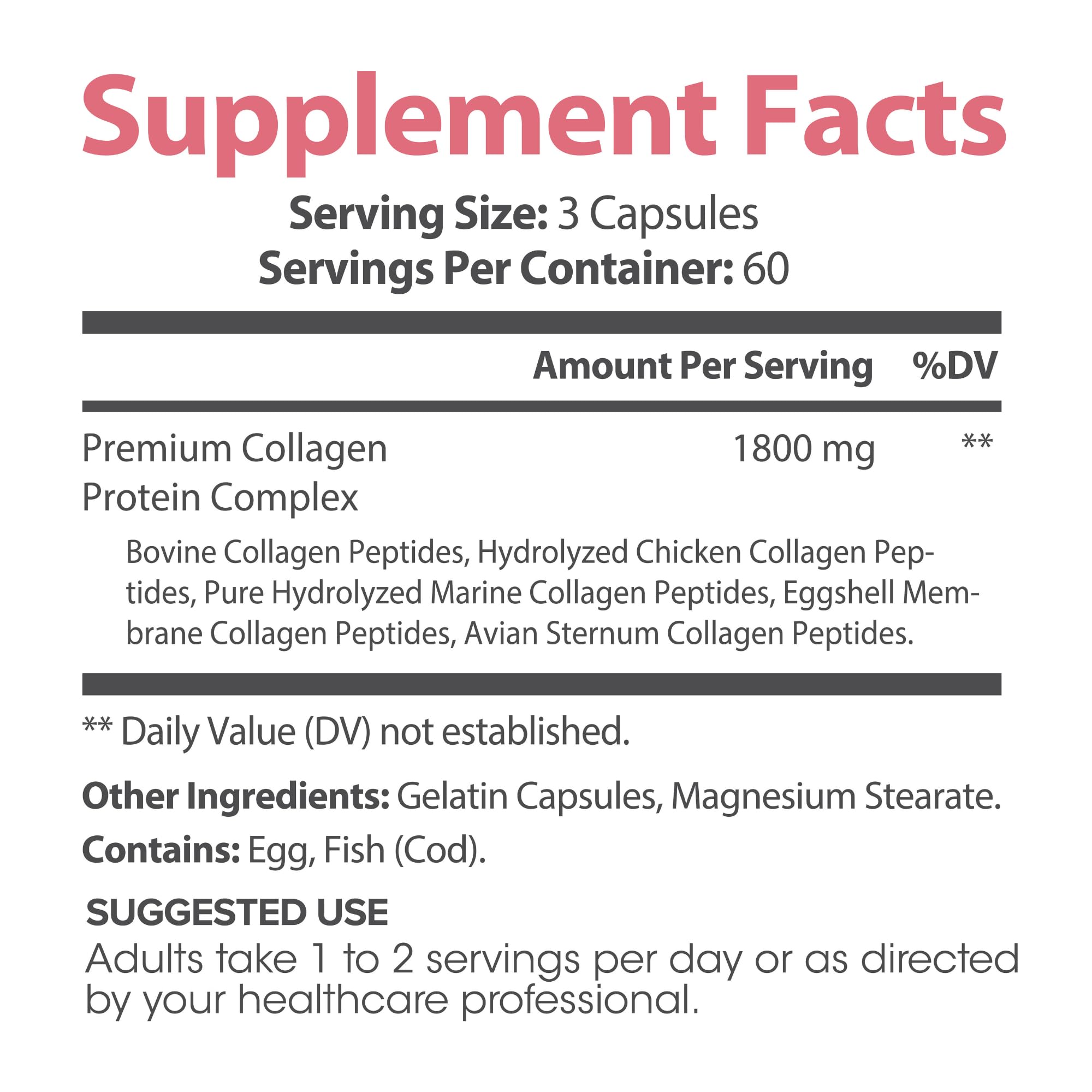 Lumen Naturals Multi Collagen capsules close-up, easy daily regimen.