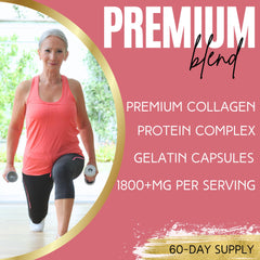 Lumen Naturals Multi Collagen label shows premium blend.