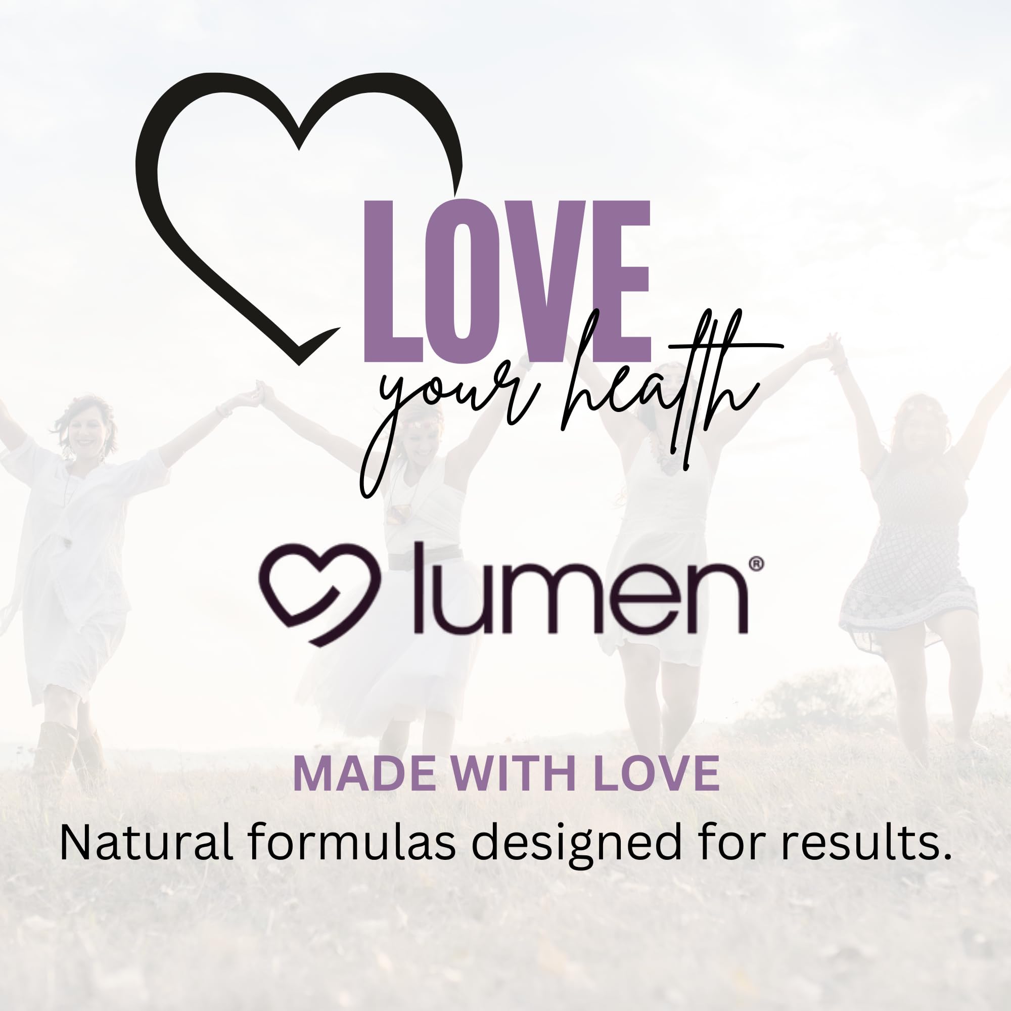 Lumen Naturals Natural Sleep non-GMO and gluten-free label shown.