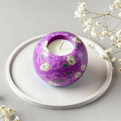 LumeTon home decor candle adds subtle elegance to any room.