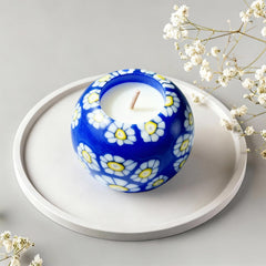 LumeTon artistic-home-decor candle complements contemporary interiors.