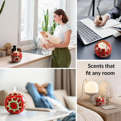 LumeTon floral-fruity aroma complements home decor with artistic silhouette