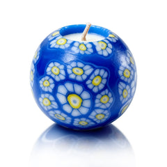 LumeTon spherical-design candle enhances any space with modern ambience.