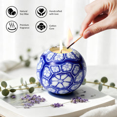 LumeTon handcrafted soy-wax candle delivers a clean burn for cozy evenings