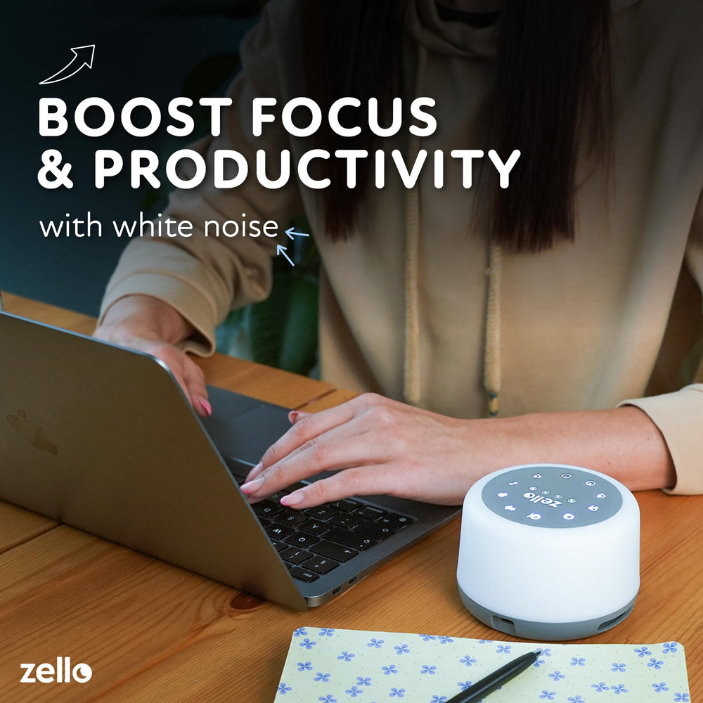 Lumi Zello portable compact size fits on a nightstand or in a bag