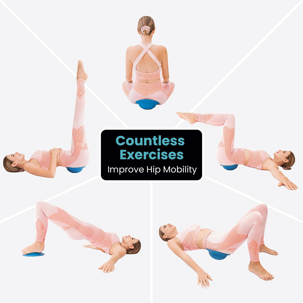 Lumia Wellness Sac Bowl pelvic rotation drill supporting core stability.
