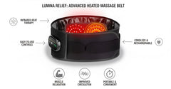 LUMINARELIEF 60-inch adjustable waist belt fits a wide range
