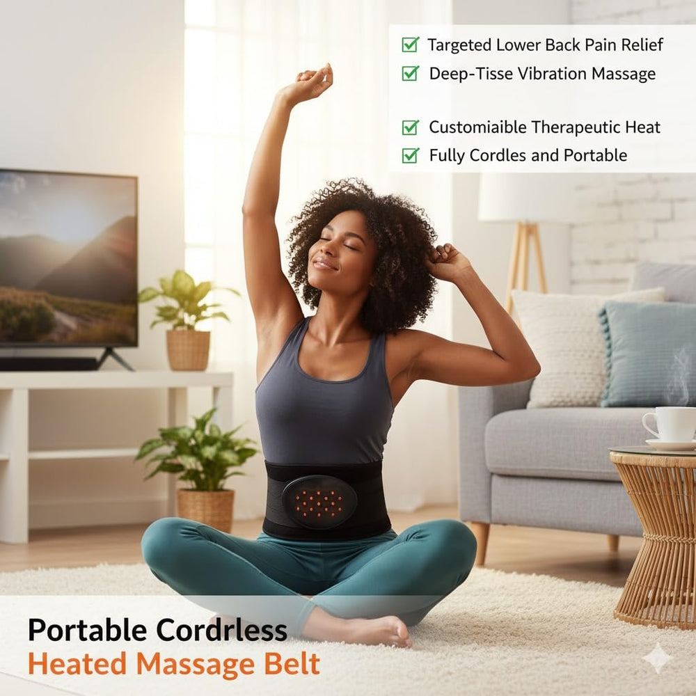 LUMINARELIEF rechargeable battery pack enabling wireless heat on the go