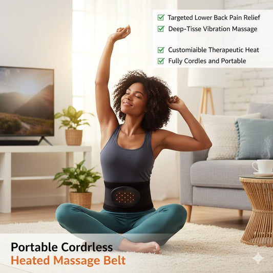 LUMINARELIEF rechargeable battery pack enabling wireless heat on the go