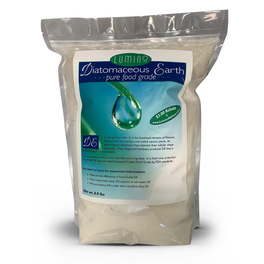 Lumino Wellness Pure Diatomaceous Earth 8 lbs for baking and home tasks