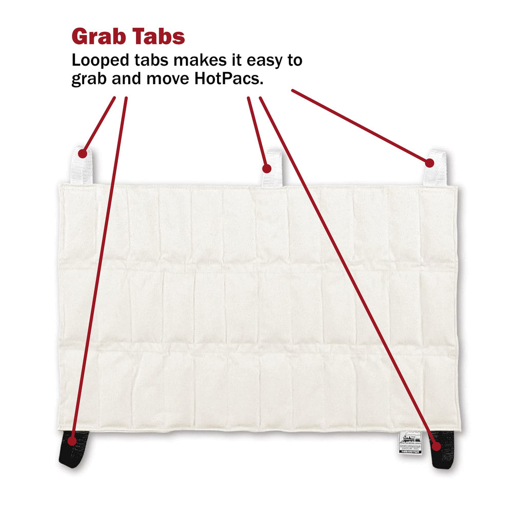 Lumintrail reusable moist heat pad delivers up to 30 minutes of heat.
