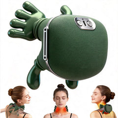 Lumiterra neck and shoulder massager with flexible arms for hands-free comfort during work