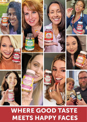Lunakai B12 gummies USA-made label on bottle confirms quality.