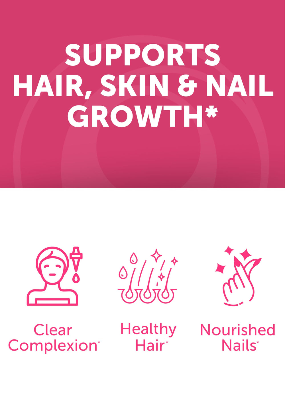 Lunakai beauty gummies promoting skin, hair, and nails health