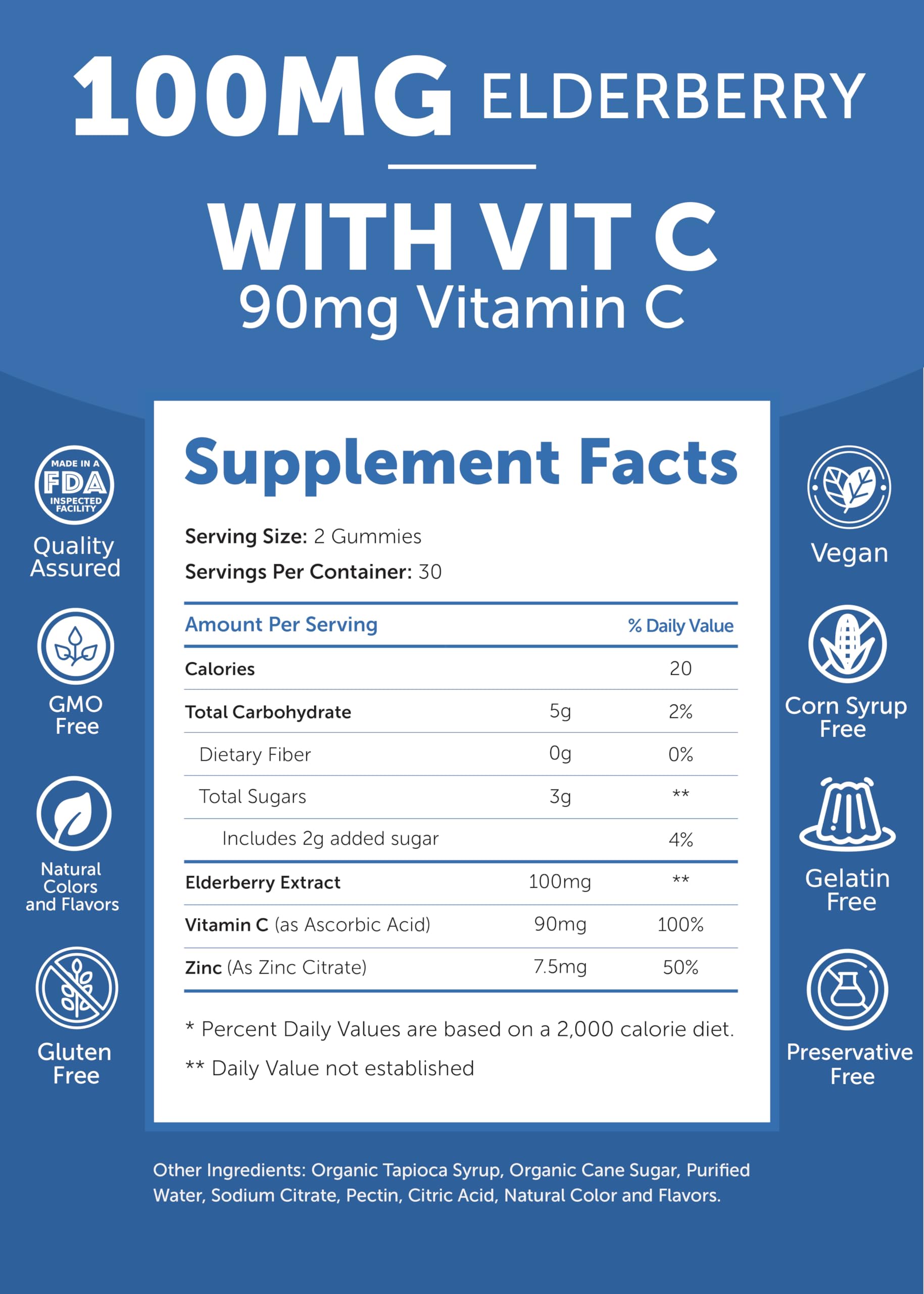 Lunakai elderberry gummies vitamin-c-zinc-ingredients image highlights essential nutrients