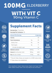 Lunakai elderberry gummies vitamin-c-zinc-ingredients image highlights essential nutrients