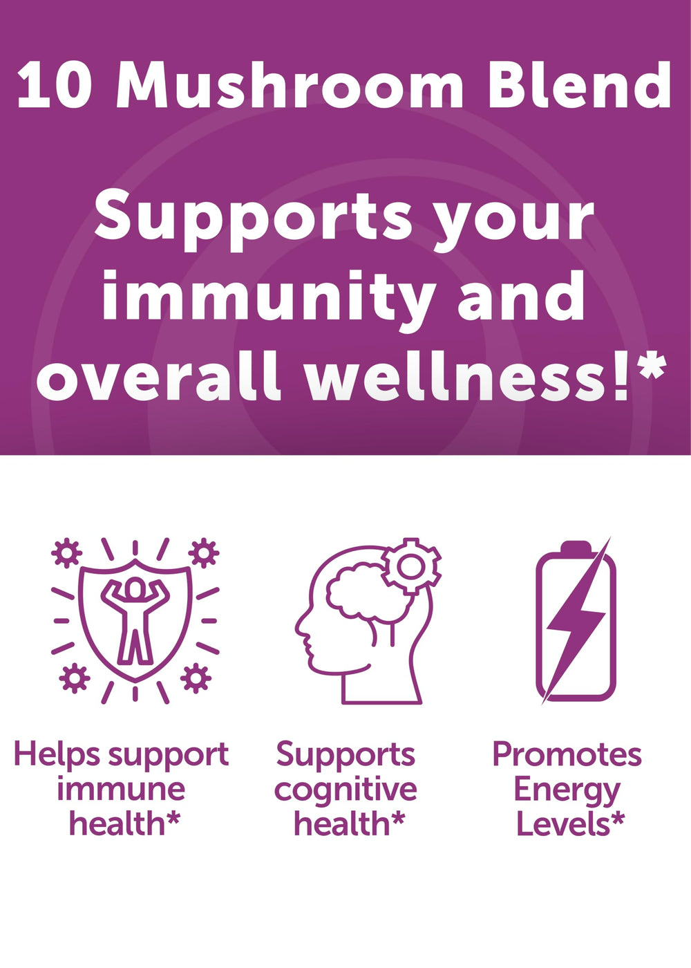 Immune-supporting ingredients like chaga and turkey tail in Lunakai blend.