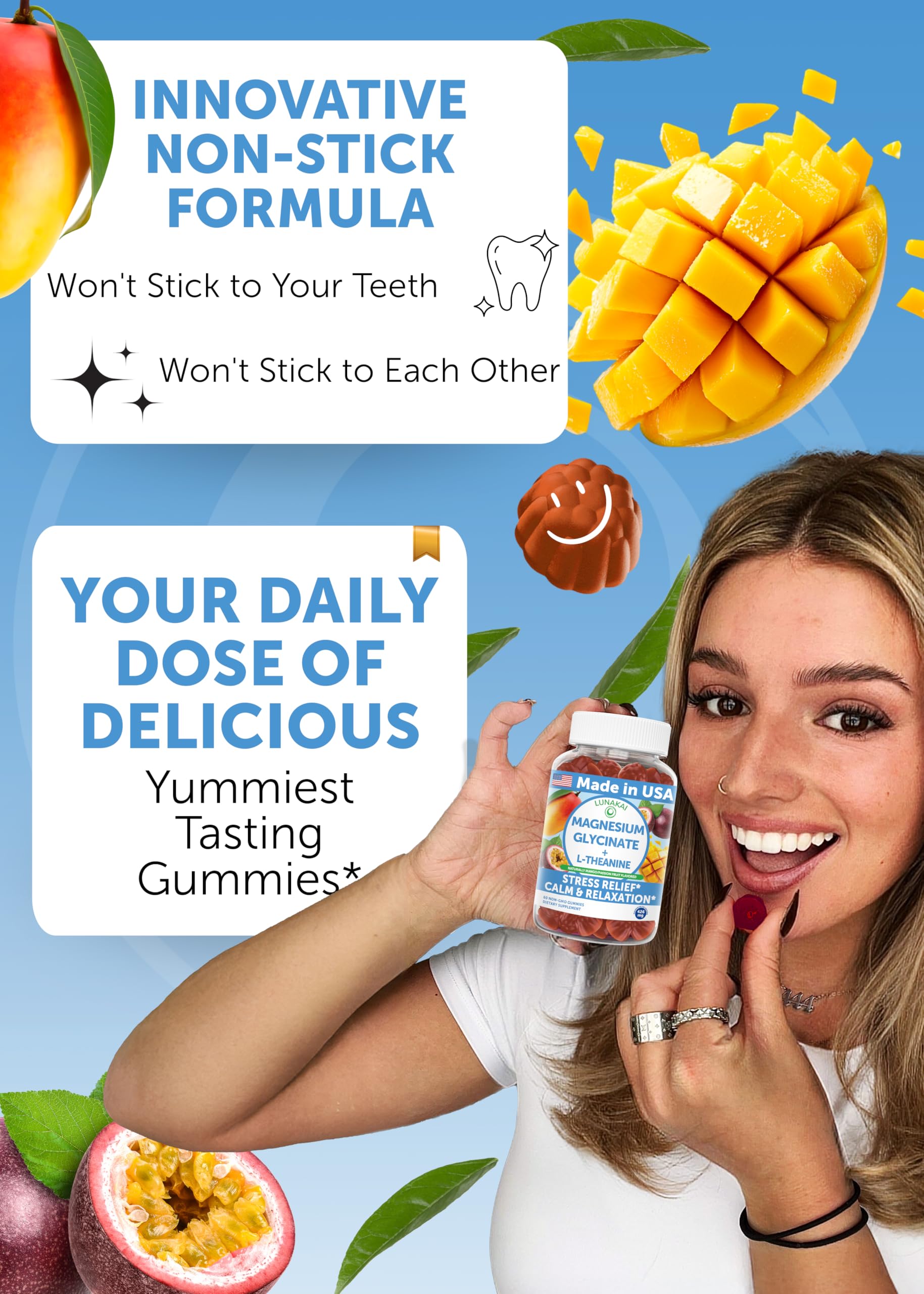 Lunakai gummies designed for kids to support daily calm moments