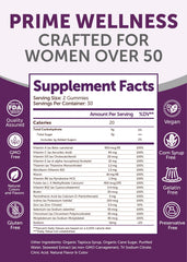 Lunakai nutrition facts label highlights essential vitamins for daily wellness.