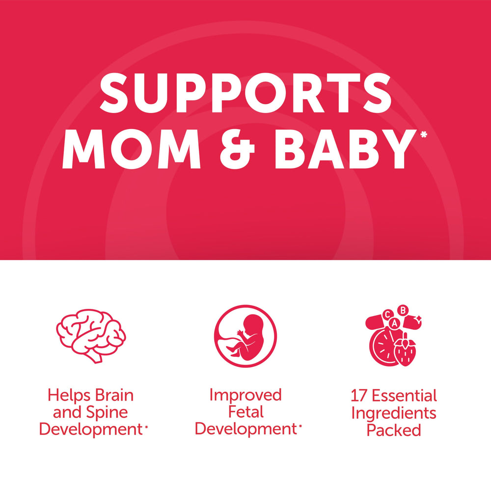 Lunakai Prenatal hair-skin-nails illustration implies beauty-supporting vitamins from daily use.
