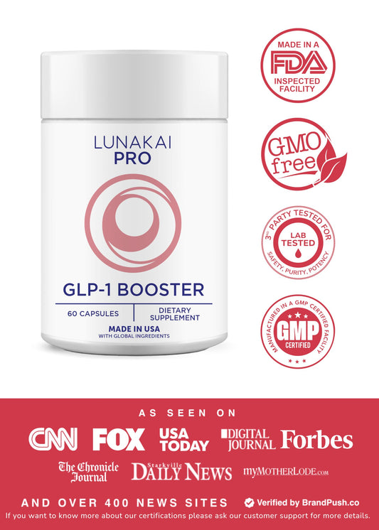 Lunakai Pro vegan capsules close-up showing plant-based formula.