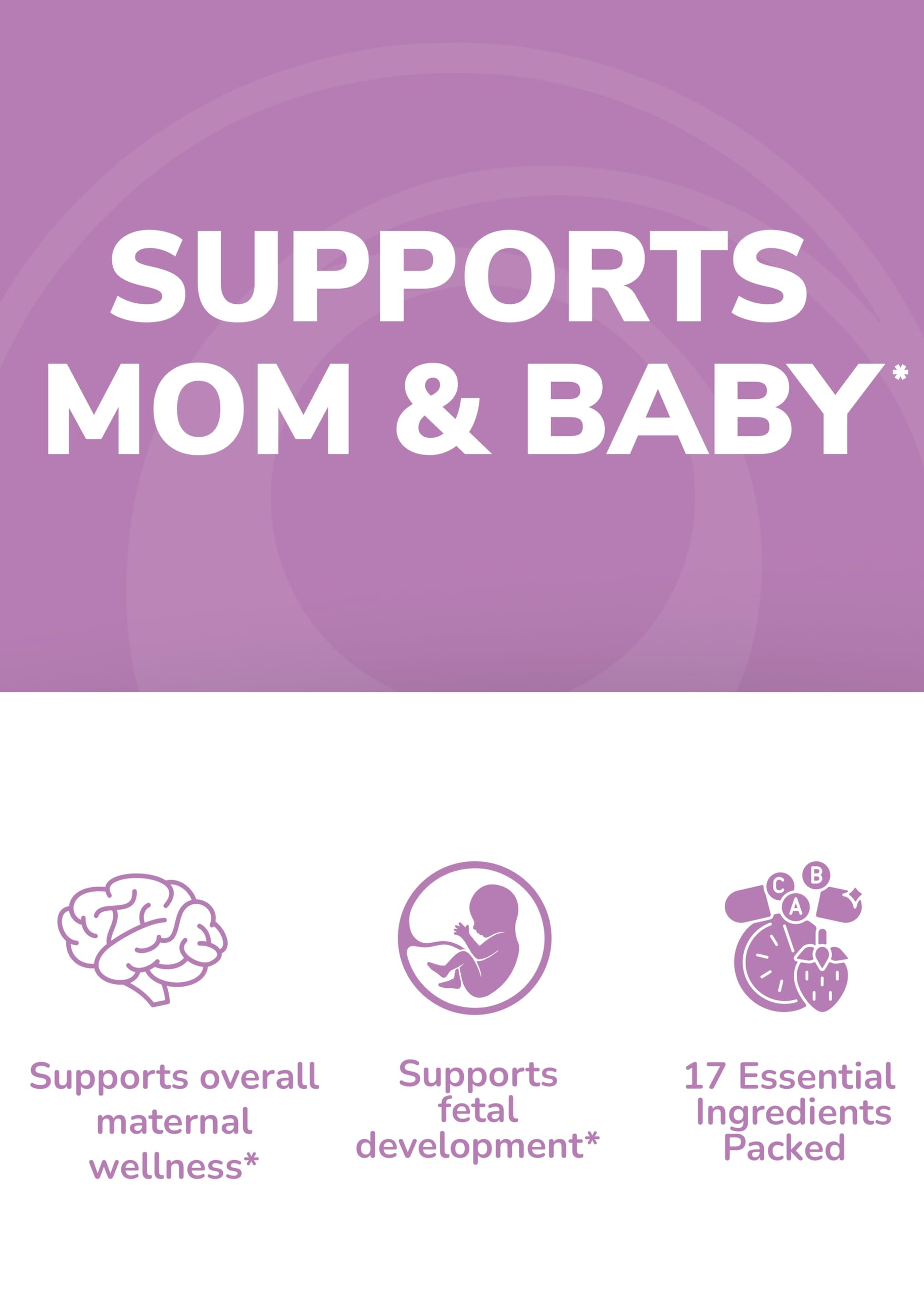 Lunakai stomach-friendly prenatal gummies easy on digestion