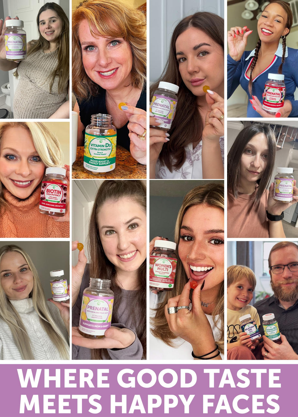 Lunakai USA-made prenatal gummies packaging features clean, trustworthy design