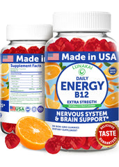 Lunakai vegan energy gummies bottle for convenient daily use.