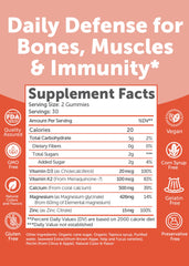 Lunakai vitamin D3 & K2 MK-7 label for nutrient delivery