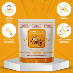Lunar Lifts No added sugars label emphasizes clean nutrition.