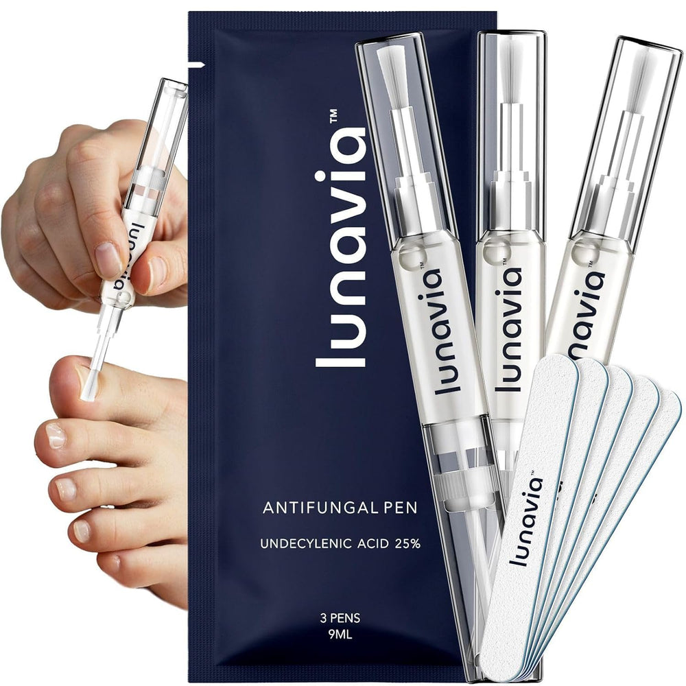 Lunavia Antifungal Pen twist-apply for targeted relief on affected skin.