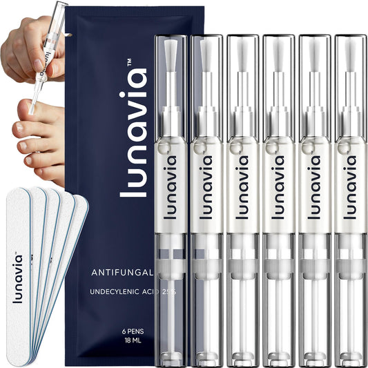 Lunavia Antifungal Pen twist-pen application targets affected skin with precision.