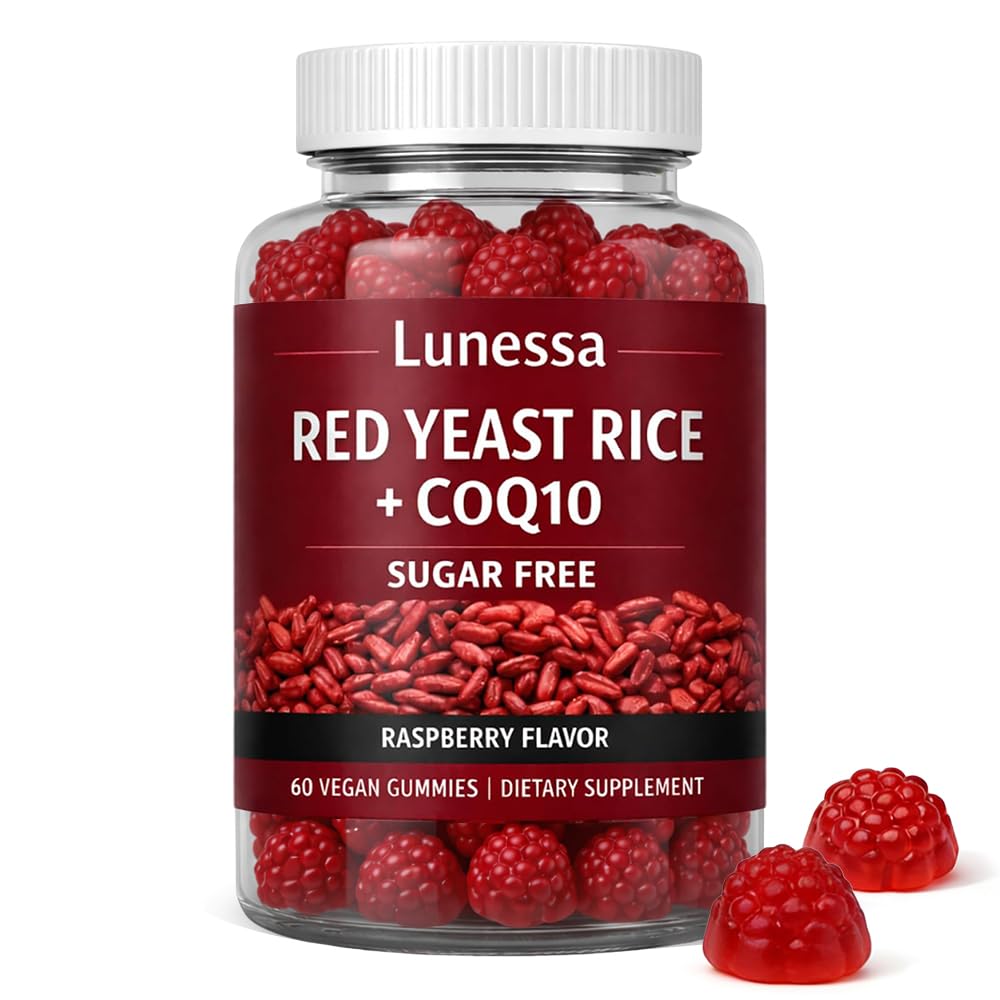 LUNESSA berry-flavored gummies in bottle promote daily wellness.