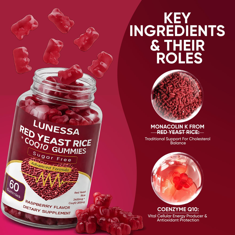 Packaging label highlights 60-count Lunessa bottle for easy everyday use.