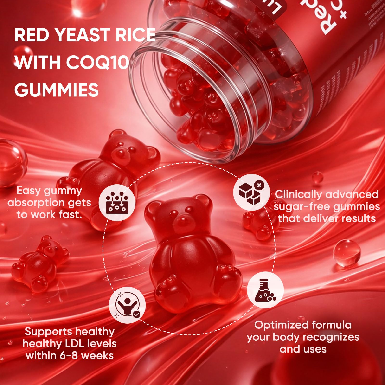 LUNESSA gummies packaging front for easy daily use