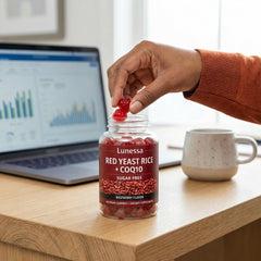 LUNESSA serving two gummies illustrates daily intake.