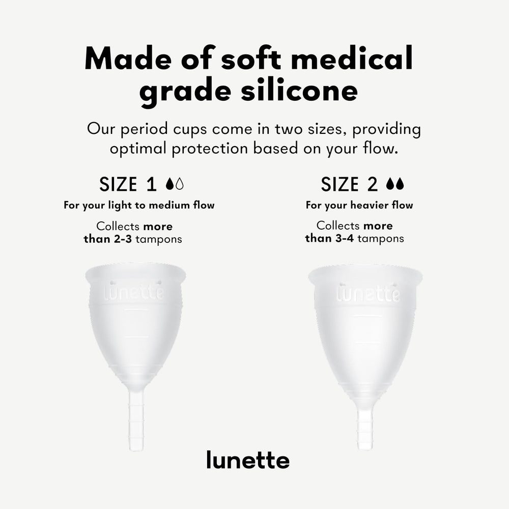 Lunette period cup color rose, discreet during workouts.