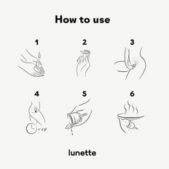 Lunette worn while swimming demonstrates all-day comfort and confidence.