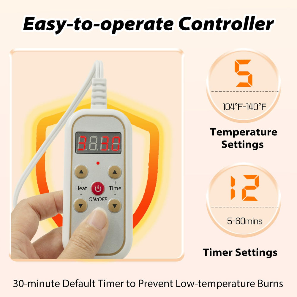 LUNILAX auto-off after 30 minutes for safe, nap-friendly use.