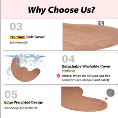 LUNILAX skin-friendly fabric feels soft against the skin.
