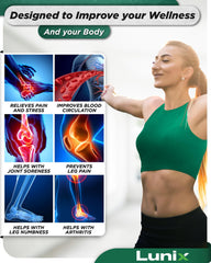 Washable sleeves keeping Lunix LX20 massage hygienic between uses.