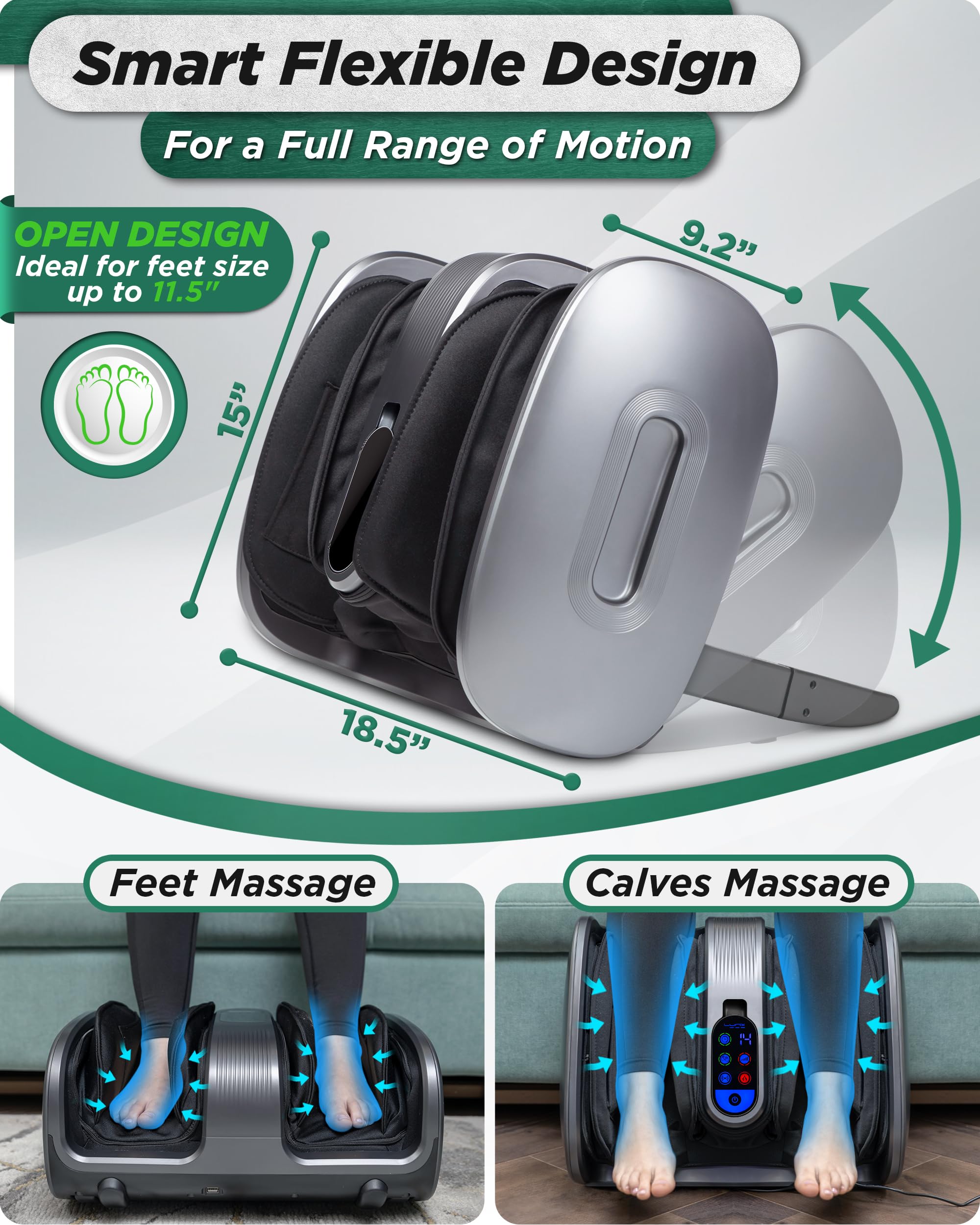 Lunix LX21 remote dock enables easy hands-free control.
