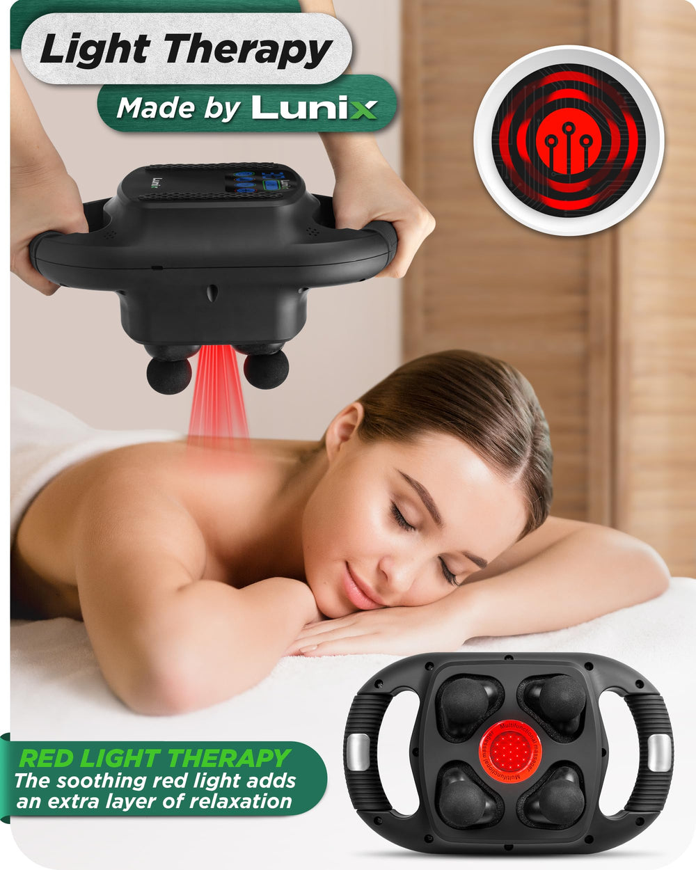 Lunix LX25 flat head for precise muscle surface relief