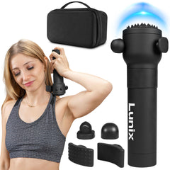 Lunix LX28 neck massage gun for targeted relief after workouts.