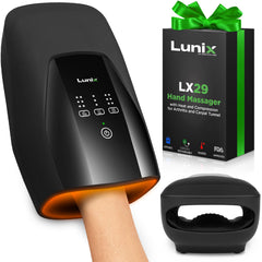 Lunix LX29 hand massager showing targeted relief for daily comfort