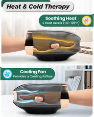Lunix LX30 cooling fan maintains comfort during longer massage sessions.
