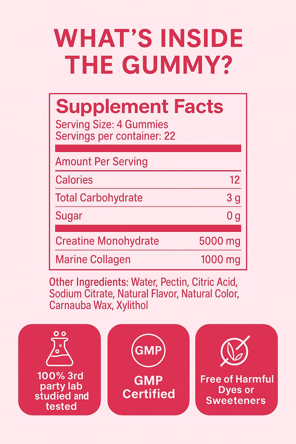 Lustrafit Glute growth workout scene with gummies nearby for workouts.