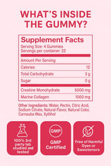 Lustrafit Glute growth workout scene with gummies nearby for workouts.