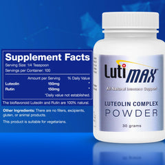 Luti Lutimax measuring scoop for precise dosing.