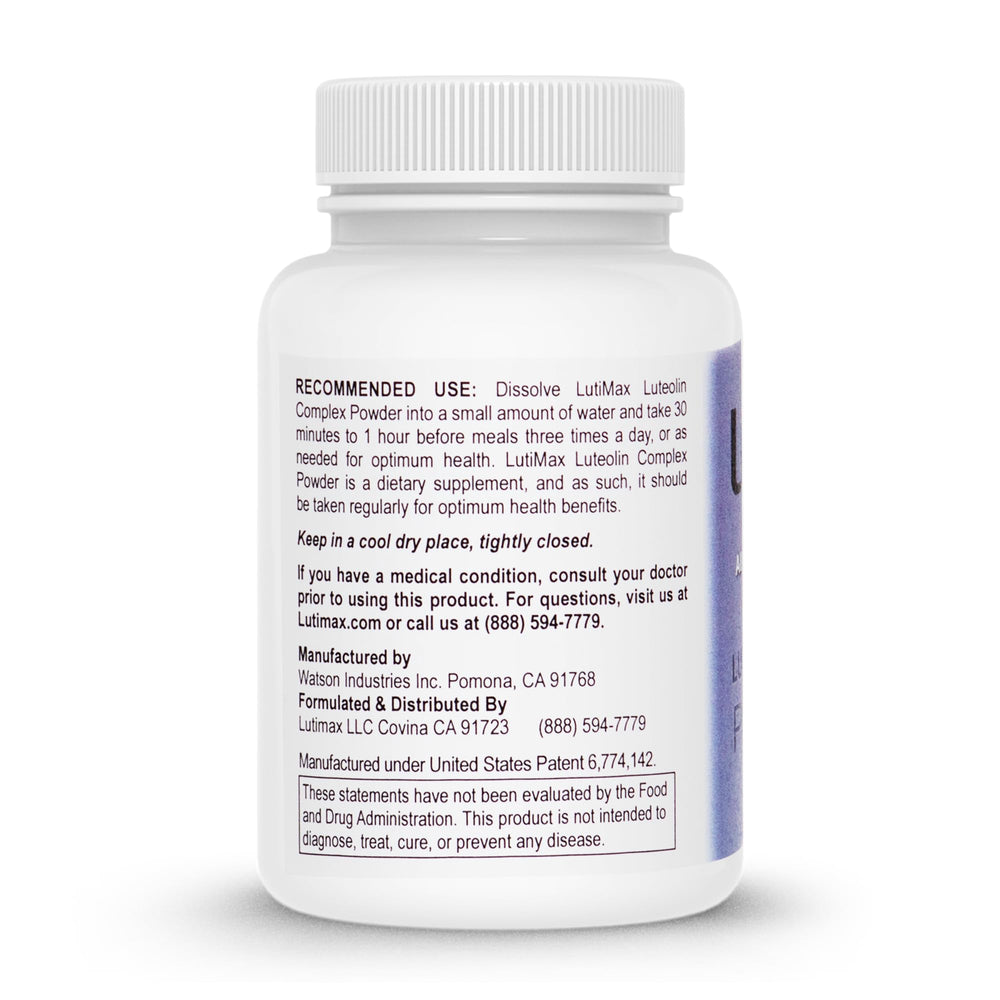 Luti Lutimax vegetarian friendly label confirms gluten-free and plant-based composition.
